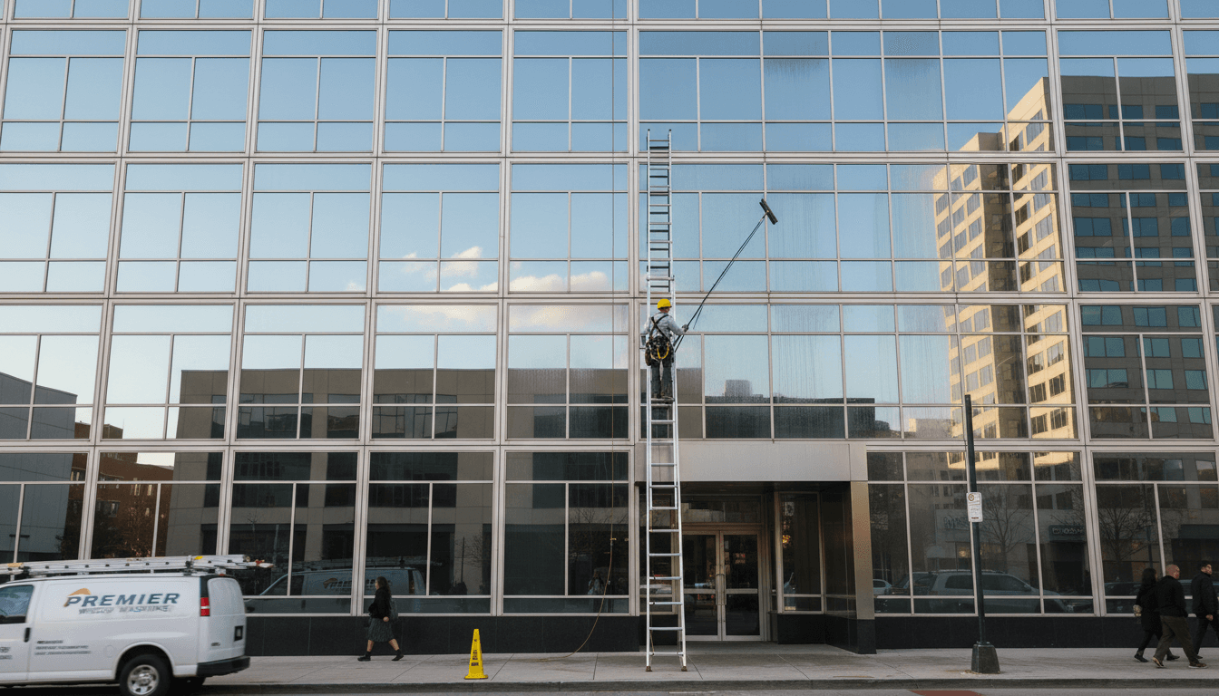 Contrôle final de la façade rénovée